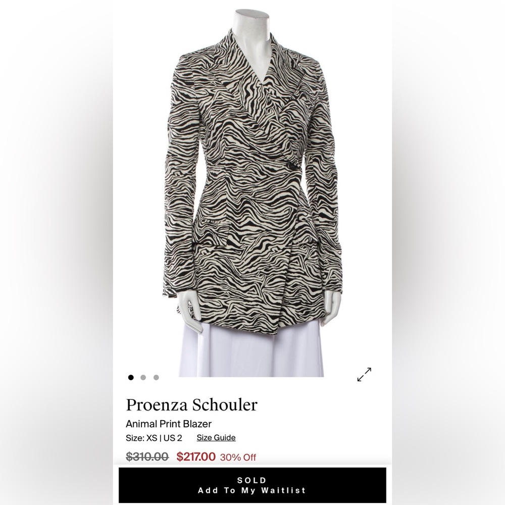 Animal Print Blazer